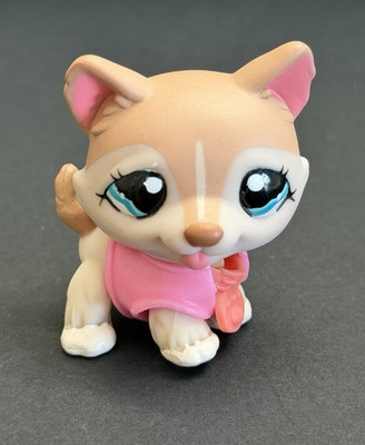 Figurine PETSHOP Chien Husky N°1012 - Littlest Pet Shop Hasbro - Occasion