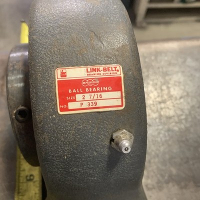 NEW OLD STOCK! LINK-BELT 2-7/16'' BORE PILLOW BLOCK BALL BEARING P-339