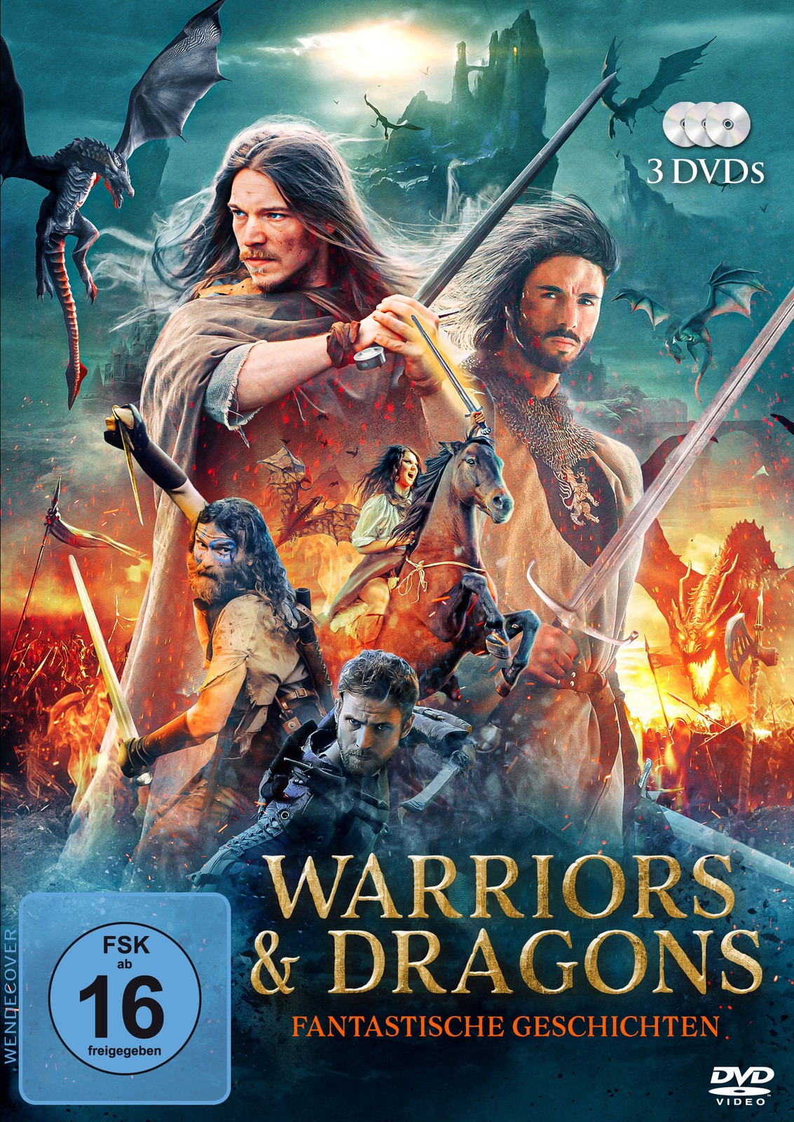 Warriors & Dragons - Fantastische Geschichten DVD  *NEU*OVP*