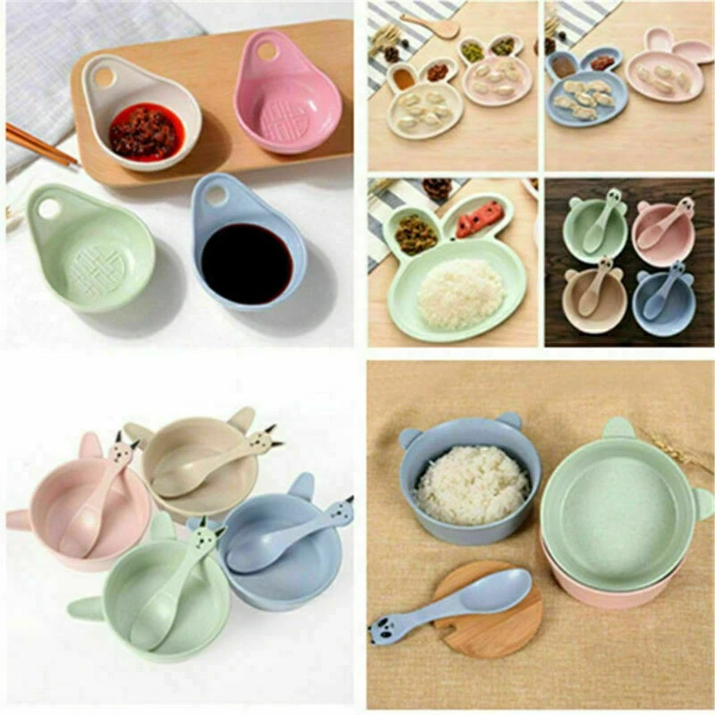 Kleine Weizen Stroh Dipping Schüsseln Dip Schalen Sauce Schüssel Sauce Gewürz - Bild 3 von 4