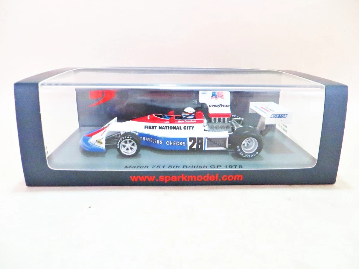 Spark 1/43 S3933 Copersucar FD01 Ford-Cosworth #1 – F1 1975, Version Press & Test, Gris