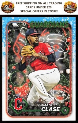 2024 Topps Holiday #H10 Emmanuel Clase