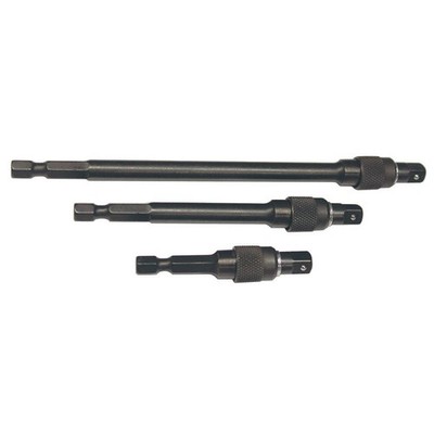 SK PROFESSIONAL TOOLS 32160 Socket Adapter Set,1/4'' Male Hex,1/4'' Sq 42W713