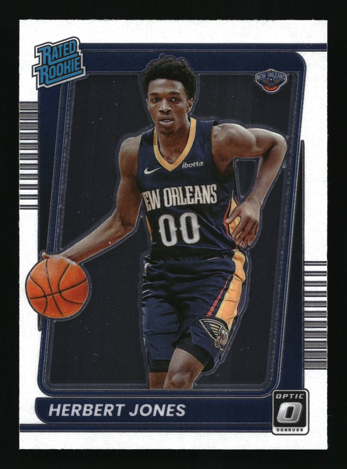 2021 Donruss Optic Rated Rookie Herbert Jones #157 New Orleans Pelicans RC