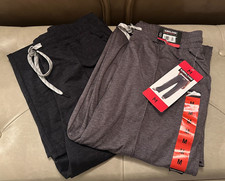 Kirkland Signature Women's Lightweight Pintuck Pants -Medium -Black/ Dark Gray