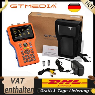 V8 finderPro SAT Messgerät für DVB-S2 DVB-T2 Kable HDTV Terrestrischer Satfinder