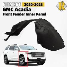 Front Fender Inner Panel For 2020-2023 GMC Acadia Passenger Right Side Black