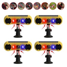 1-4PCS Solar Wireless Motion Sensor Alarm 13 ...