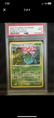 2009 Pokemon Platinum Supreme Victors #13 Venusaur Holo PSA 9
