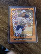 2024-25 Opc Platinum Orange Checkers Ryan Nugent-Hopkins Oilers 08/25