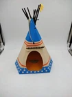 Vintage 1989 Playmobil Geobra Native American Indian Camp Teepee Replacement #1