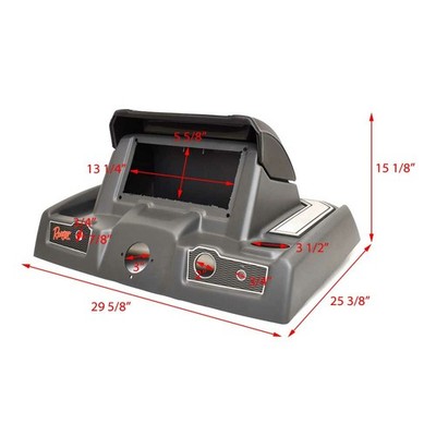 Ranger Boat Blank Dash Panel / Console 336569 | Gray / Black