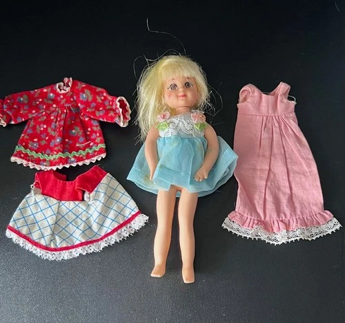 Vintage 1966 " Chris " ~ Tutti's Friend ~ Mattel Plus Tutti Clothing / Outfits