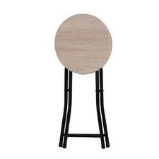 Klappbarer Küchen Klapphocker Hocker Sitzhocker Holz und Metall H47cm