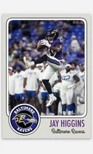 Jay Higgins  Novelty Football Card! Baltimore Ravens