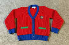VTG OshKosh B'Gosh Toddler Button Front Knit Cardigan Sweater - Size 6