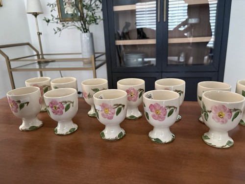 Franziskaner Wüstenrose Eierbecher 12er Set Neu mit Etikett
