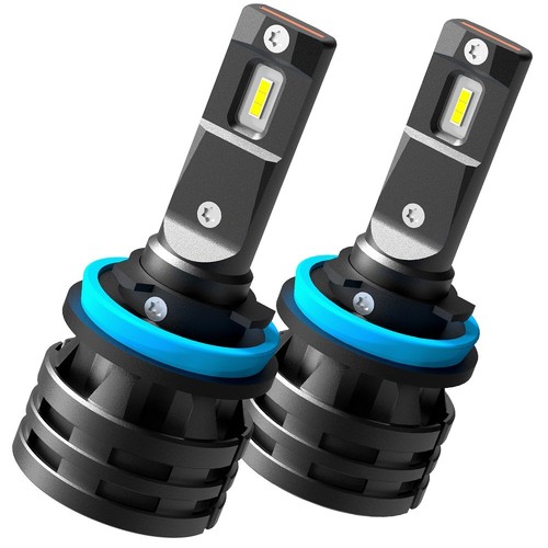 AUXITO Combo CSP LED Headlight Bulbs 9005 High Beam H11 Lo Beam 6500K White G - Picture 12 of 12
