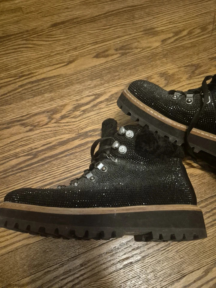 Botines Lola Cruz para mujer negros estrás talla 38, 8 Foto 2 de 4