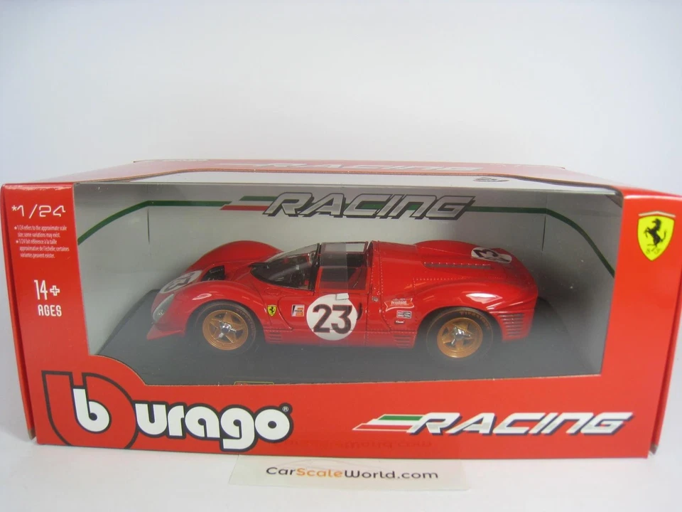 FERRARI 330 P4 #23 24H DAYTONA 1967 1/24 BBURAGO Novedad - Imagen 4 de 4