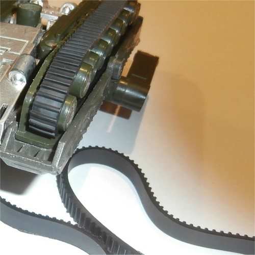 Bandai Transformer German Tiger Tank Military Black Tracks - Picture 4 of 5