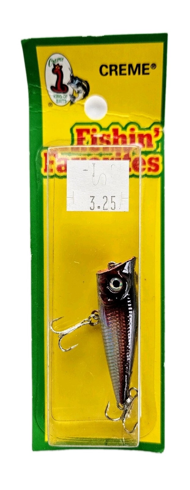 (Set of 2) Creme Lures Topwater Poppers 1/8 oz 2 Inches 2 Colors In Set New - Image 7