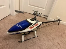 Align TREX 600 nitro pro helicopter airframe limited edition metal head