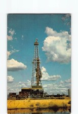 Postcard Drilling Rig in Texas USA