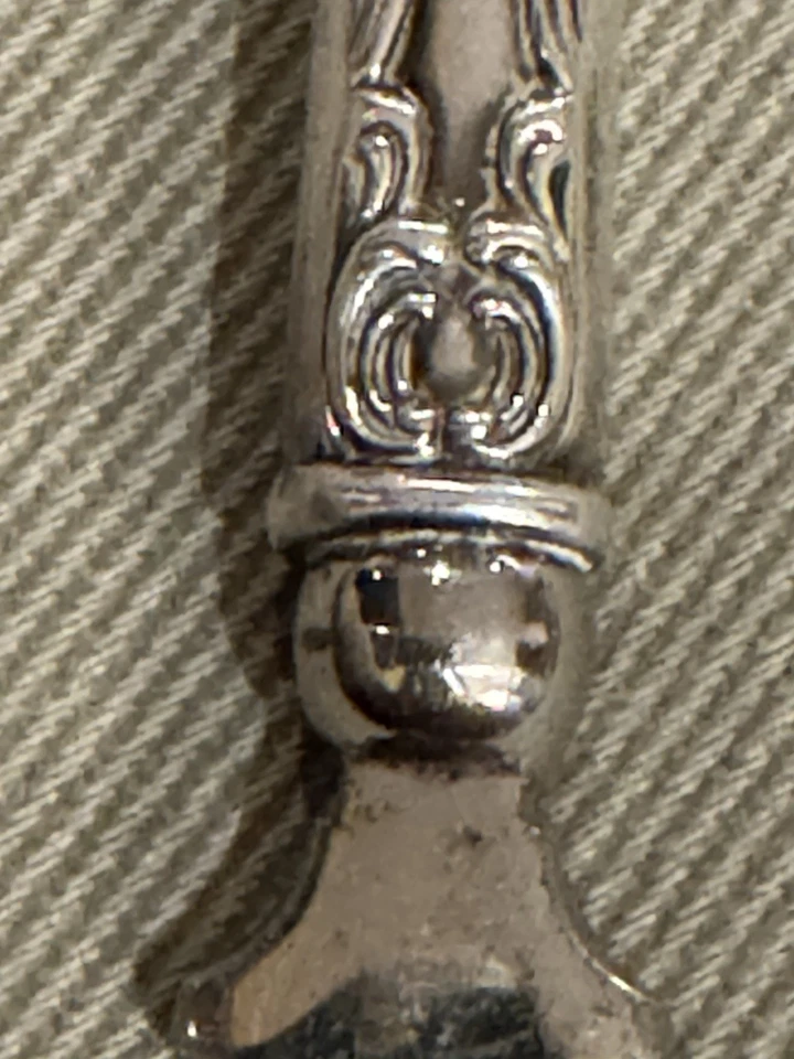 "Abridor de botellas vintage de plata esterlina con mango de camarero de 5,5""" Foto 3 de 4