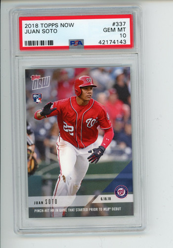 2018 Topps Now 337 Juan Soto