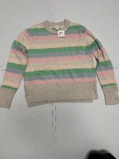 Club Monaco Womans Multicolor Recycled Cashmere Sweater NWT Size S Free Ship