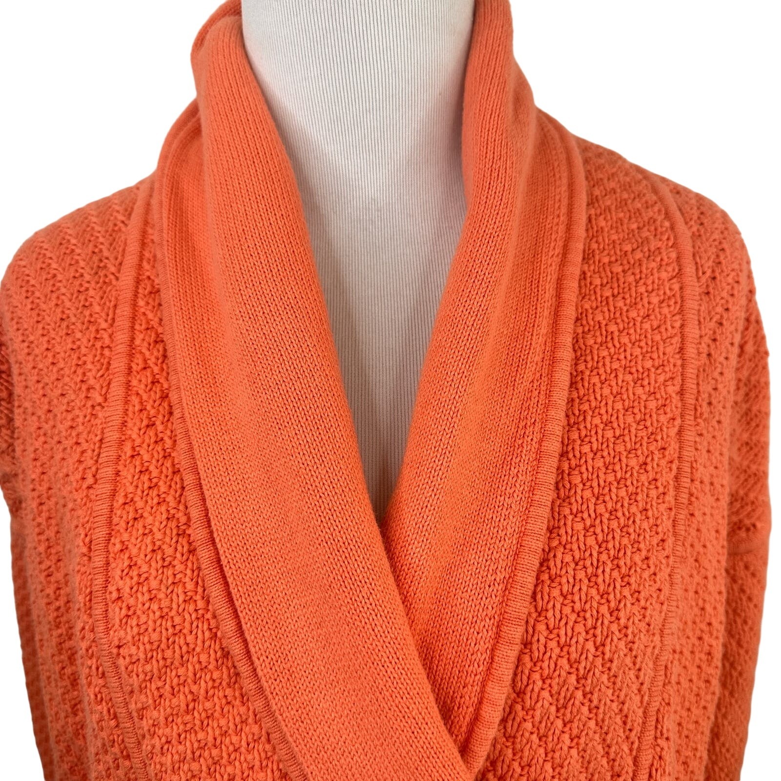 Lululemon Orange Post Practice Wrap Cardigan Swea… - image 9