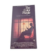 The Color Purple VHS Movie Steven Spielberg Film Pulitzer Prize Collector Sealed