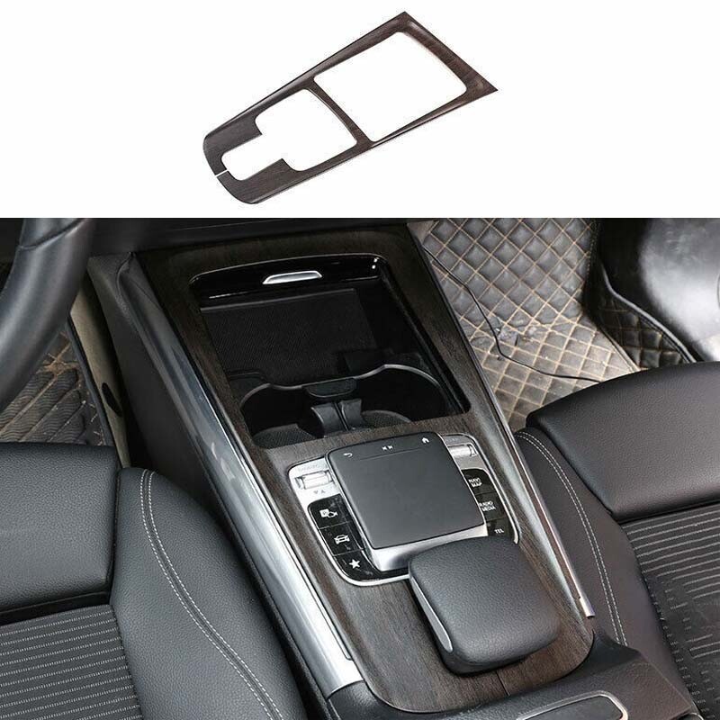 2020-22 Wood Grain Fit For Benz GLA Gear Shift Strip Cover Inner Central Console