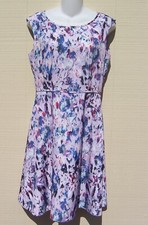 J. CREW DRESS LILAC LINED BACK ZIPPER SZ 4