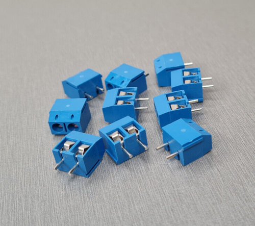 KF301-5.0-2P 2 Way Terminal Block 5mm Blue Pack of 10 - Picture 3 of 7