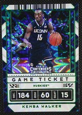 2020-21 Panini Contenders Draft KEMBA WALKER Game Ticket Green Explosion 9