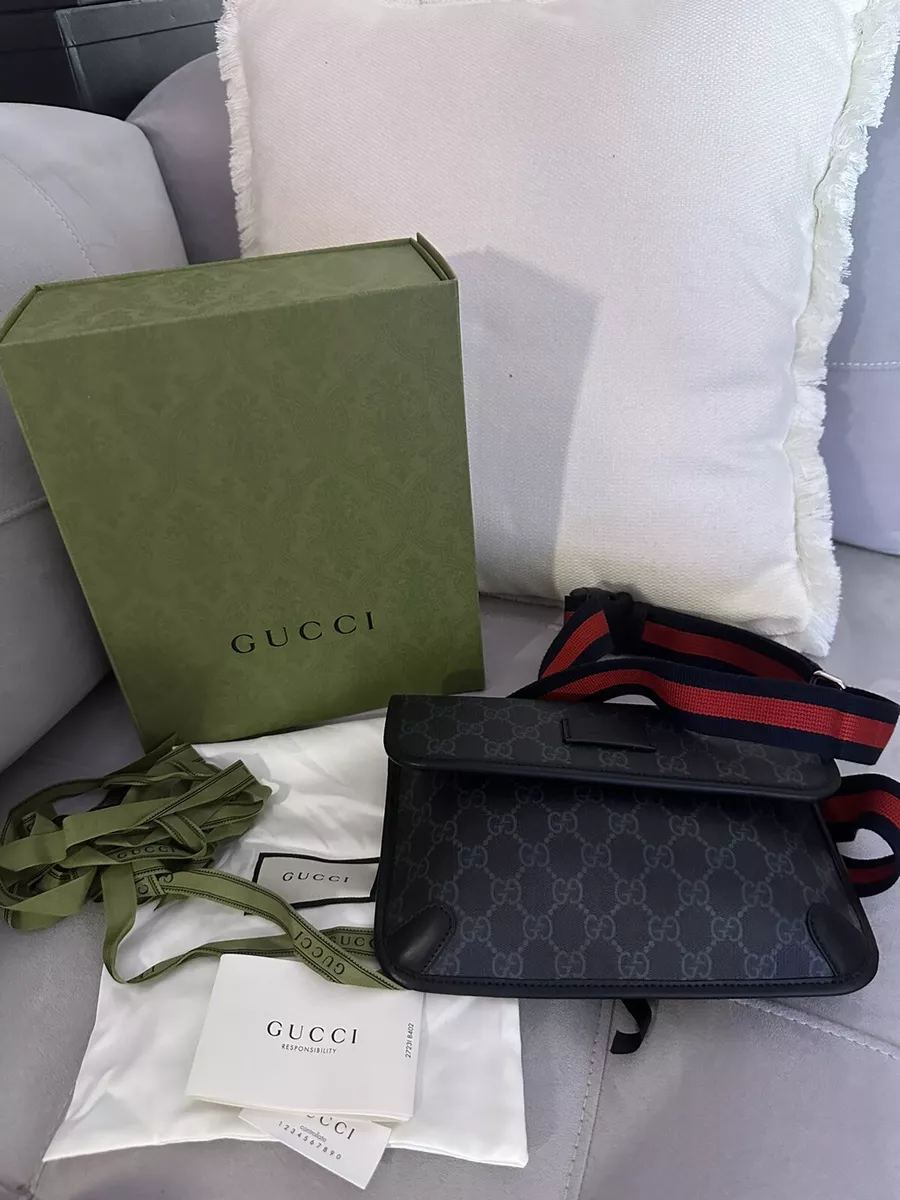 Shop GUCCI Monogram Nylon Crossbody Bag Logo Outlet Belt Bags by