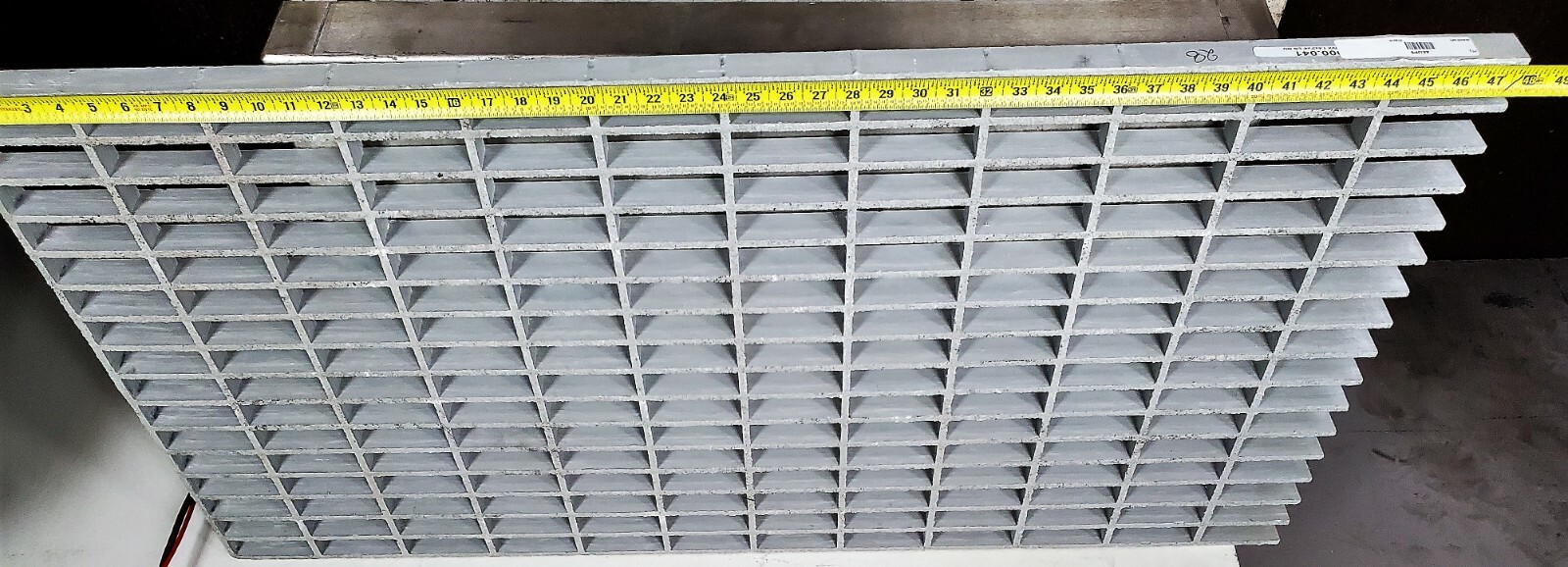 Walkway / Deck Grating 48”x24”x1.5” Molded Resin Rigidex Corvex
