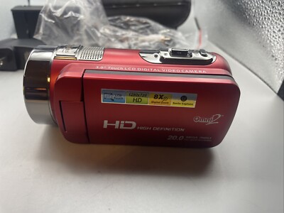 Omni 2 20 Mega Pixel digital video camera Camcorder Red Model EGI