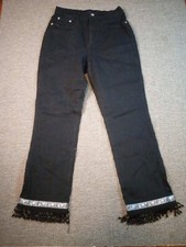Denim & Company Size 10 Women's Jeans Black Tub 28c