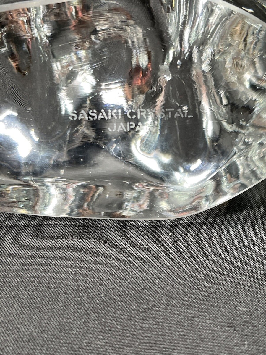 SUPER RARE VINTAGE SASAKI CRYSTAL | eBay