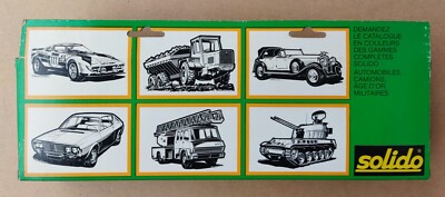 Solido Gift Set No. 616 Break Peugeot 504 avec Remorque Van