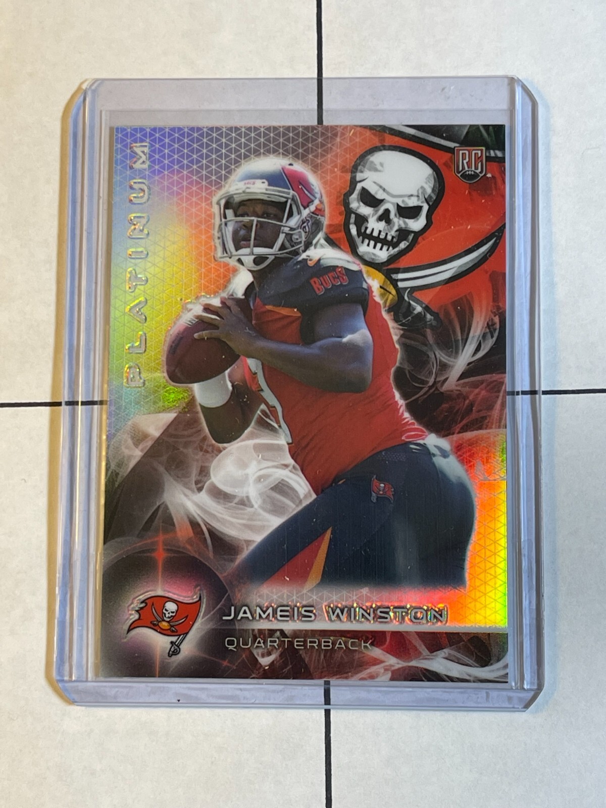 Jameis Winston Topps Platinum #101 Camo Refractor