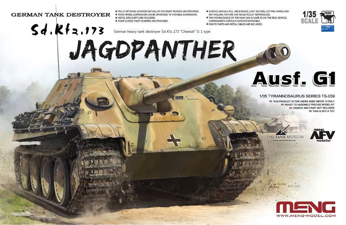 Meng TS-039 Model 1/35 Sd.Kfz.173 Jagdpanther Ausf.G1 German