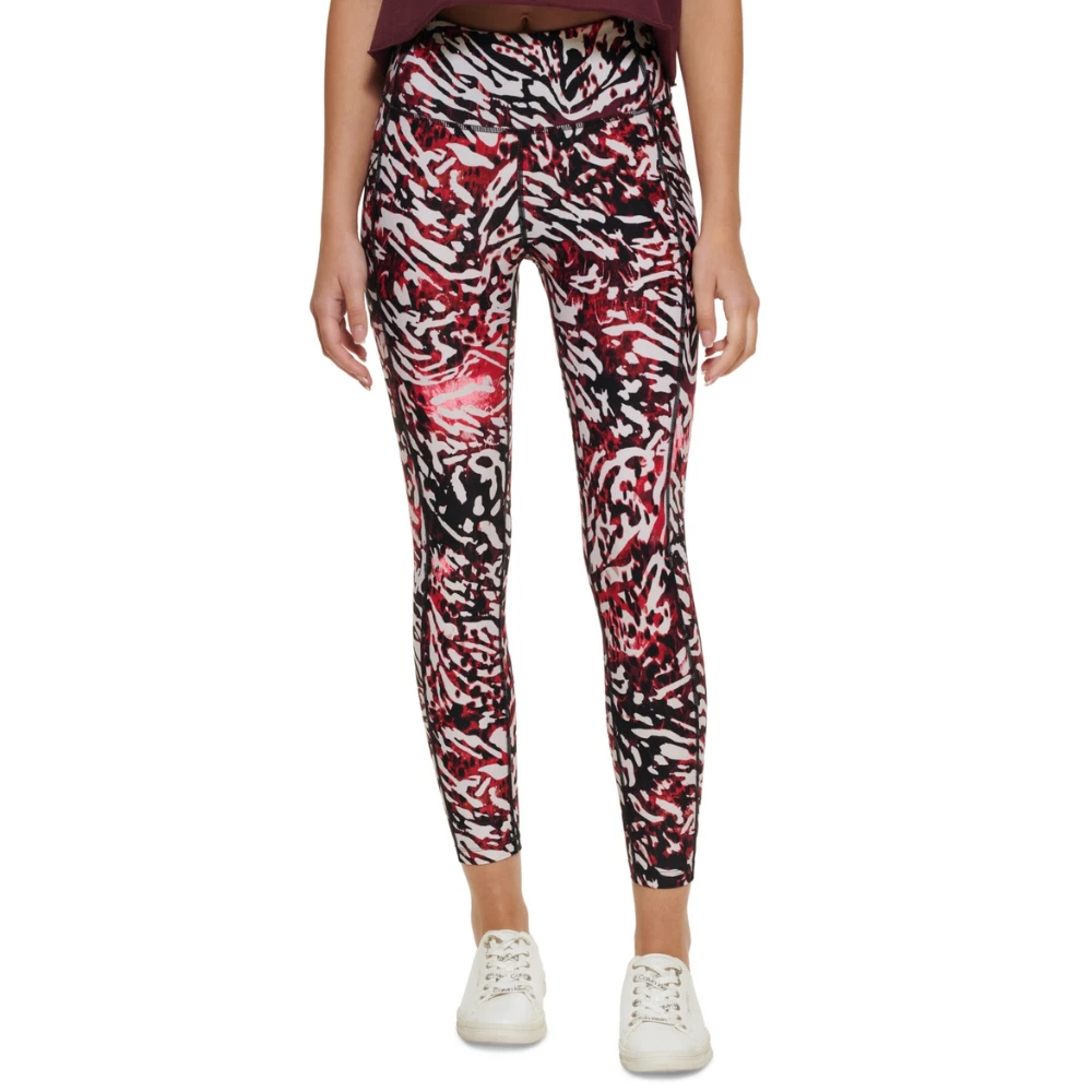 Calvin Klein Performance Cropped Legging Women's XL Multicolor Printed Pull  On