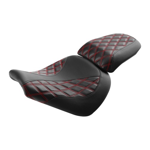 Rider Driver Passenger Seat Fit For Harley Fat Boy FLFB 114 FLFBS 2018-Up Black