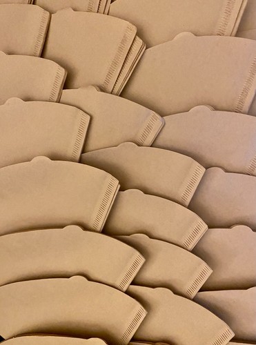 .boutique COFFEE Cone Filter Papers Unbleached Brown Paper, HOME COMPOSTABLE - Picture 2 of 5