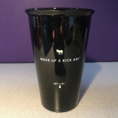 One Vessel Kicking Horse Coffee Cup Wake Up and Kick….
