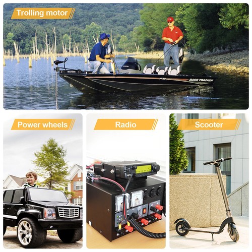 ECO-WORTHY 12V 30Ah LiFePO4 Lithium Batterie Akku für Aussenborder Camping - Bild 12 von 12